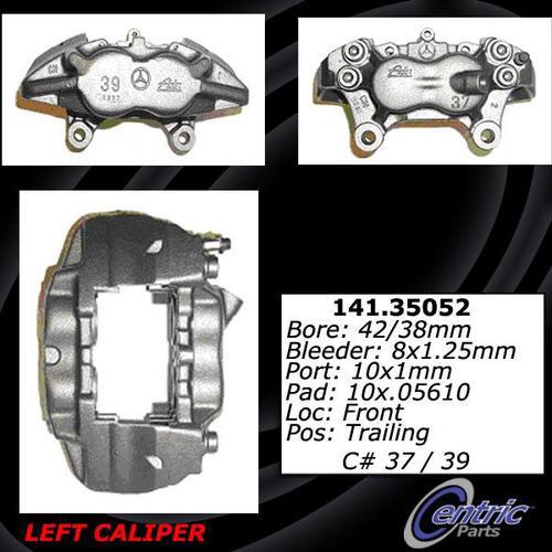 Centric 141.35052 front brake caliper-premium semi-loaded caliper-preferred