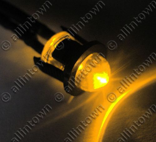 Amber led pilot light indicator warning dash toggle