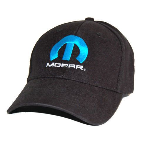 Mopar m omega logo black hat cap free shipping in a box b5 mopar blue logo