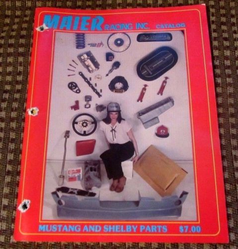 1983 maier racing inc. catalog mustang shelby parts photos