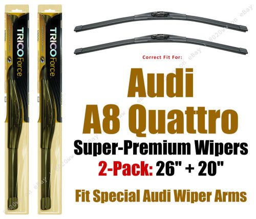 Wipers 2-pack premium - fit 2011-2016 audi a8 &amp; a8 quattro - 19260/200
