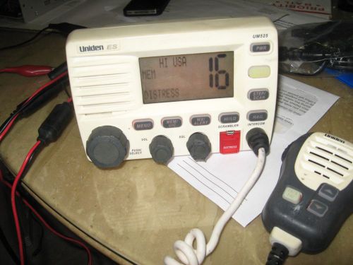 Uniden es um525 submersible vhf radio  great shape