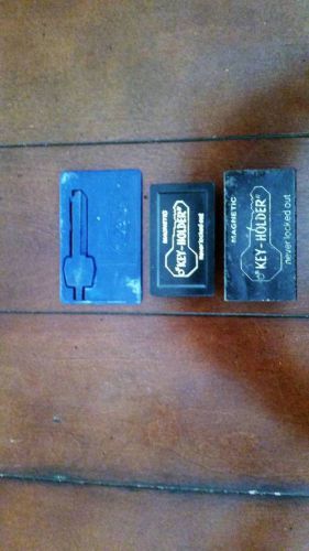 Vtg ford truck credit card key and two magnetic key holders