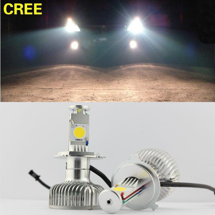 2x h11 25w+10w cree led high power car truck white headlight fog bulb drl 2000lm