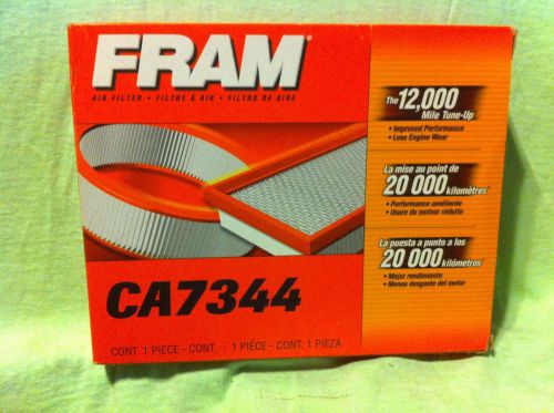 Air filter-rigid panel fram ca7344