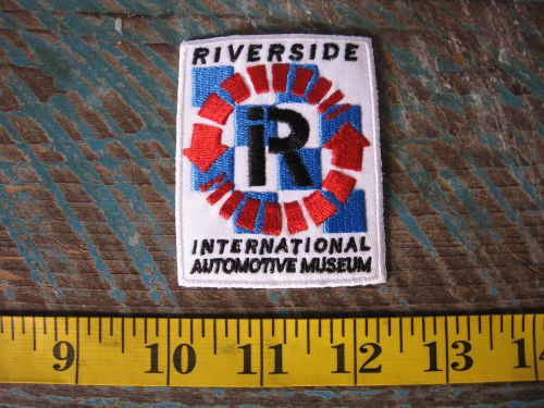 Riverside raceway museum patch california scca nascar can am trans am gt alms