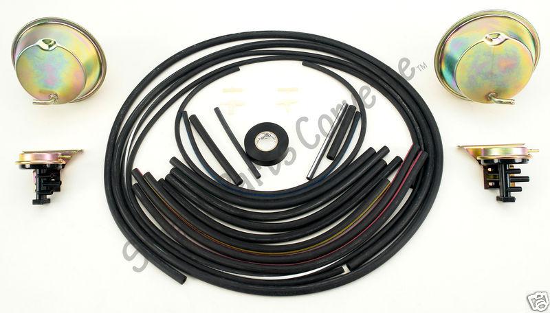 68 corvette standard headlight & wiper door vacuum hose kit - new!