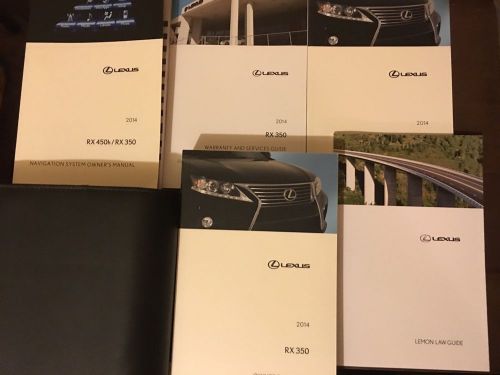 2014   lexus rx 350 owners manual