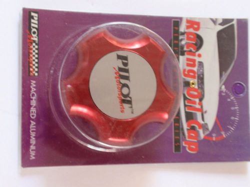 Nissan racing oil filler cap jdm red, pilot motorsports, nissan pm-303r oil cap