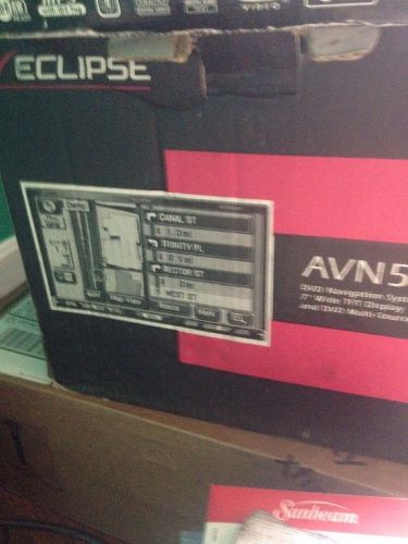 Eclipse avn 5510 avn5510 navigation dvd touch screen car stereo audio