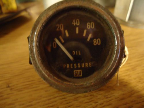 Stewart warner oil pressure gauge