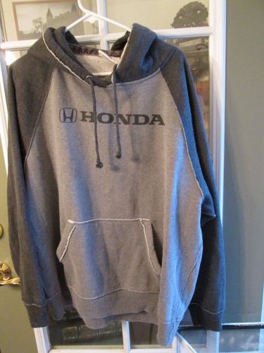 Nice x-large honda men&#039;s honda zip-up hoodie motorcycle sweatshirt