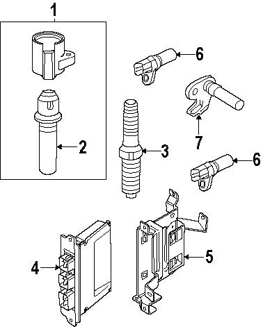 Ford\mercury 5u7z12a650gkarm genuine oem ecm