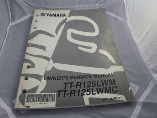 Oem yamaha 2000 ttr125 service repair shop manual factory oem book l-158