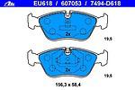 Ate eu618 front disc pads