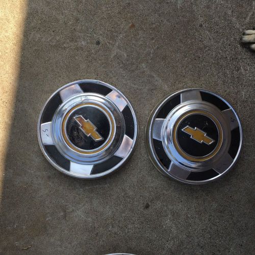 Hubcaps dog dish chevy truck pickup  3/4 ton van  12 inch set of 2