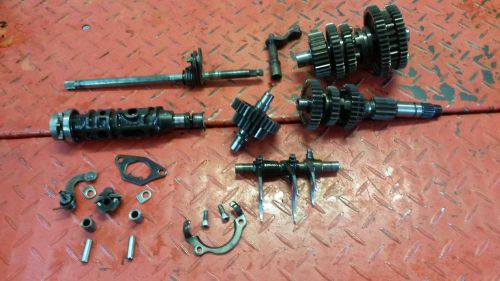 Honda trx 350 fourtrax 4x4 atv 1986 &gt; transmission nice drum shift shaft forks