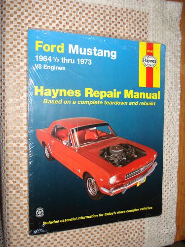 1964-1973 ford v-8 mustang shop manual service book haynes repair 65 66 67 68 69