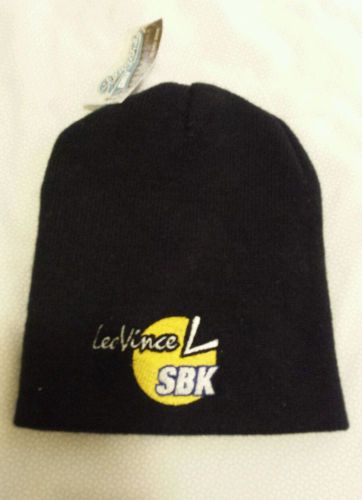 New leo vince stocking cap sbk winter hat black sluggers only brand
