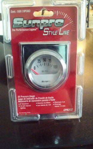 Sunpro oil pressure gauge  cp8202