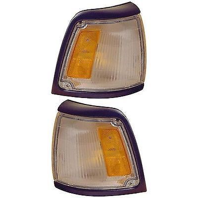 New set of 2 corner lights parking side marker lamps left &amp; right truck pair