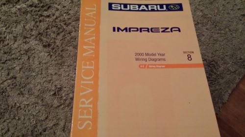 2000 subaru impreza wiring sec. 8 service manual