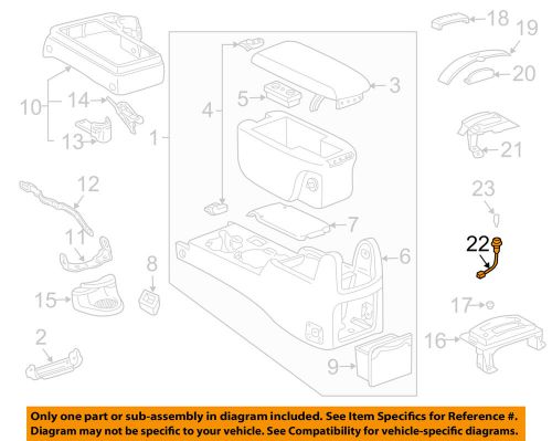 Toyota oem 01-04 tacoma console-lamp 3590630060