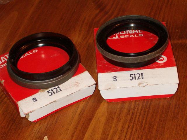 1973-76 dodge plymouth nos front inner wheel seals 2 seals
