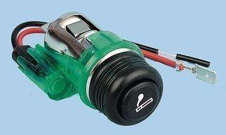 Car cigarette lighter green 12 v fit ford vw bmw toyota honda audi mercedes fiat