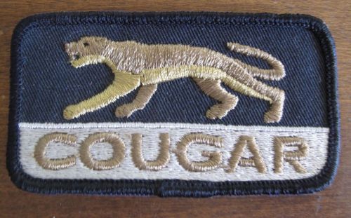 Vintage ford mercury cougar embroidered patch