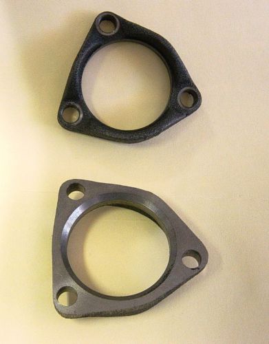 Pontiac ram air flanges for gto trans am***gray ceramic coated--no rusting