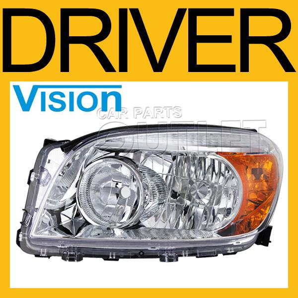 06-08 toyota rav4 left head light lamp assembly new l/h limited 2007 replacement