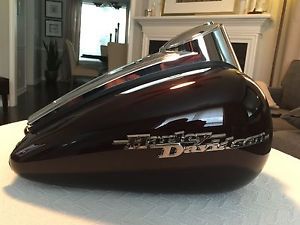 2007 harley davidson flhx black cherry gas tank