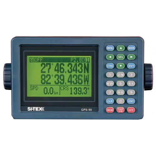 Si-tex gps-90 mkii 18-channel gps receiver w/loran td conversion -gps-90mkii
