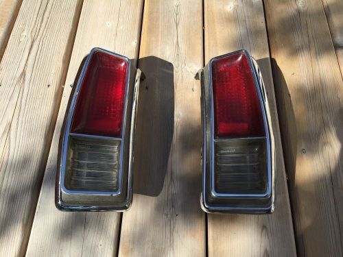 1969 plymouth valiant tail lights chrome bezels