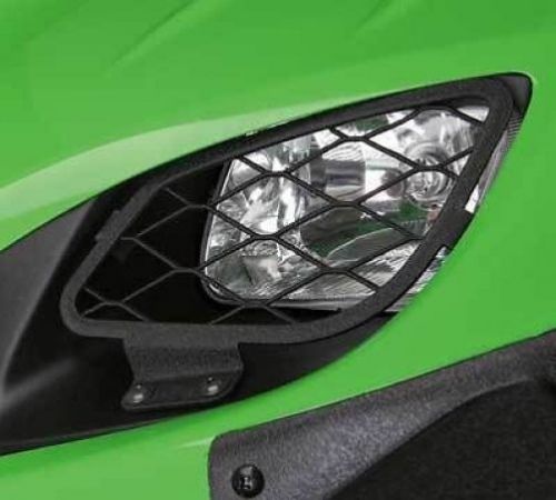 08 09 kawasaki teryx 750 4x4 fi le sport aluminum headlight guards covers