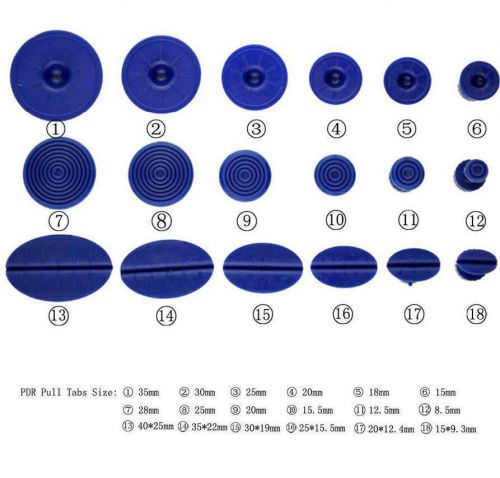 Dent repair tools pro slide hammer glue puller 18 puller tabs body pdr paintless