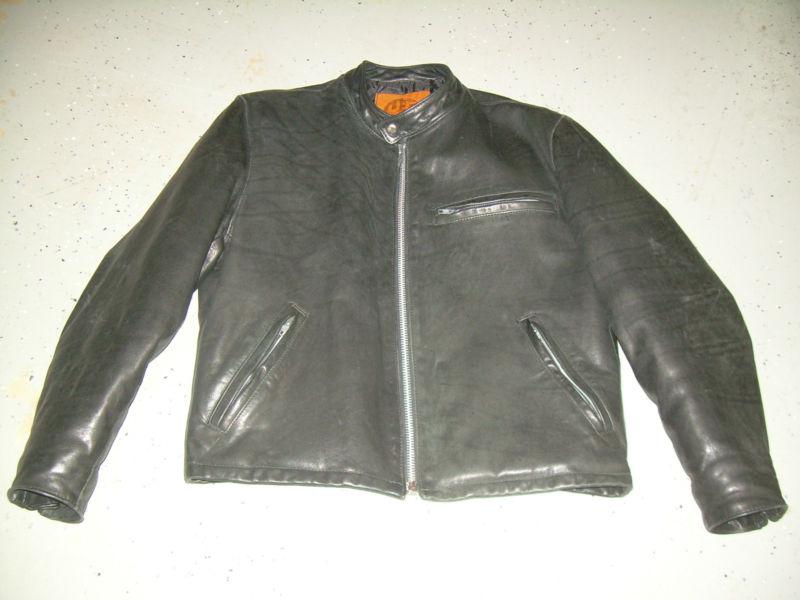 Kerr leathers man's leather motorcycle jacket size 46