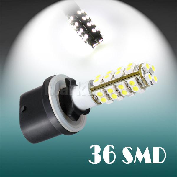 880 890 pgj13 36 smd pure white car fog tail signal 36 led car light bulb lamp