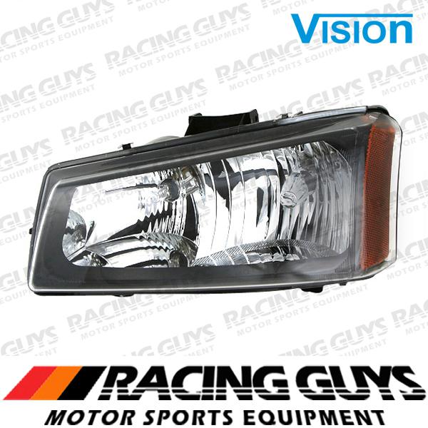 Lt head light clear lense driver 03-04 chevy silverado 1500 2500 3500