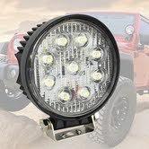 Round universal fit most car 27w offroad spot work light vechivle boat trucks