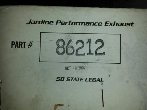 2001 - 2004 ford escape 3.0 v6 jardine exhaust