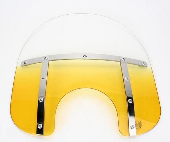 Memphis shades fat 19 inch windshield yellow vulcan 2000
