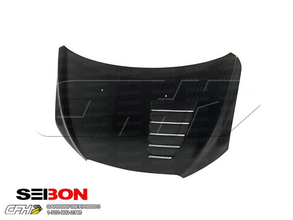 Seibon carbon fiber cw-style carbon fiber hood kit auto body chevrolet sonic 12-