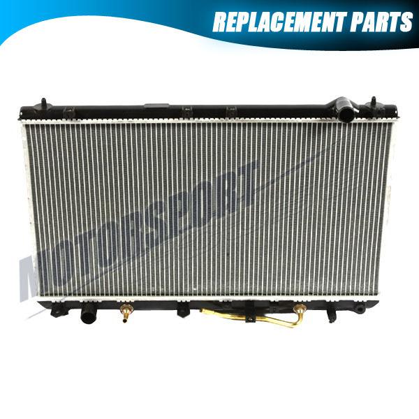 97-01 toyota camry 01 lexus es300 3.0l v6 mt 2 row cool system radiator w/o toc 