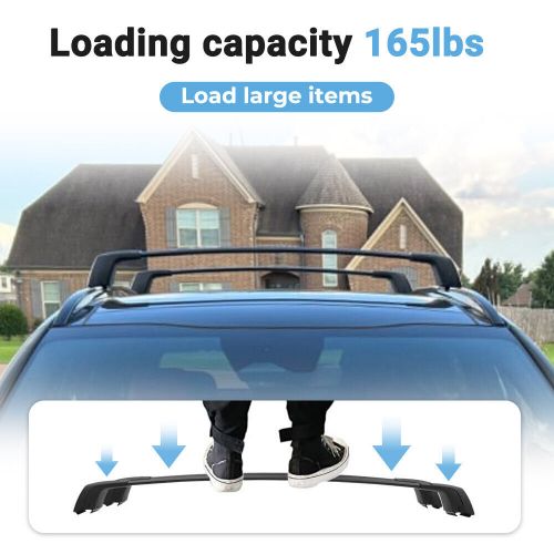 2p lockable cross bar for honda hr-v hrv 2016-2022 roof rack rail cargo carrier