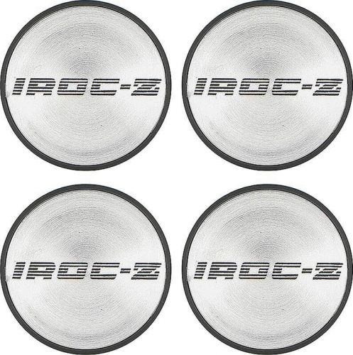 1988-90 iroc-z center hub cap insert set; 4 piece set