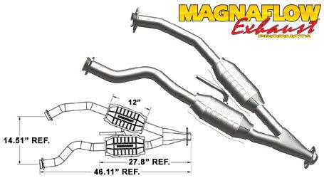 Magnaflow catalytic converter 23338 lincoln continental,mark vii