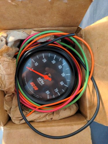 Aircraft 8000 rpm/tach tachometer/gauge, rotax, kit, california power systems