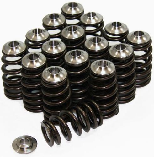 Gsc stage 3 beehive valve springs w/ titanium retainer kit for 4g63t evo 8 9 10